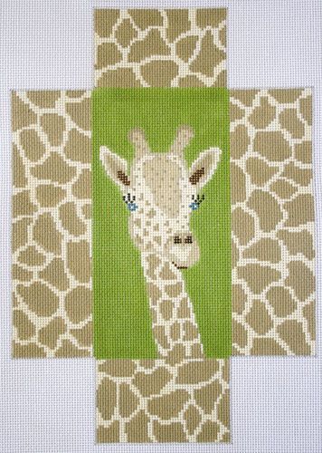 J. Child Designs Giraffe Brick Needlepoint Canvas