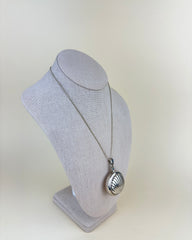 Vintage Taxco Sterling Silver Perfume Bottle Pendant Necklace