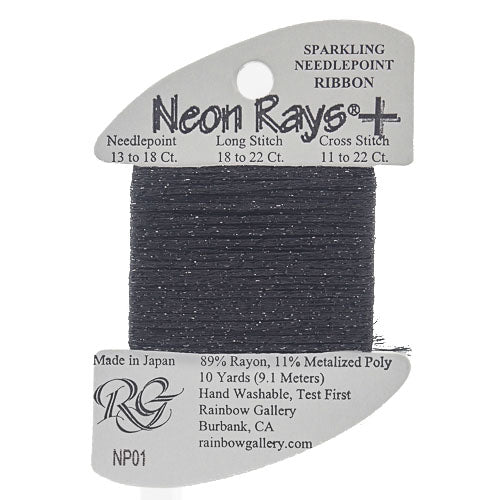 Rainbow Gallery Neon Rays Plus - 001 Black