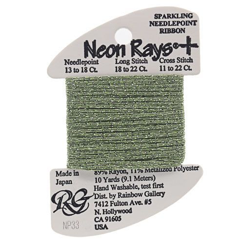 Rainbow Gallery Neon Rays Plus - 033 Loden Green