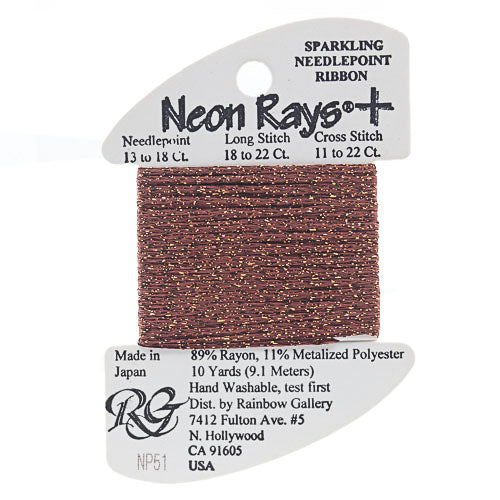 Rainbow Gallery Neon Rays Plus - 051 Brown