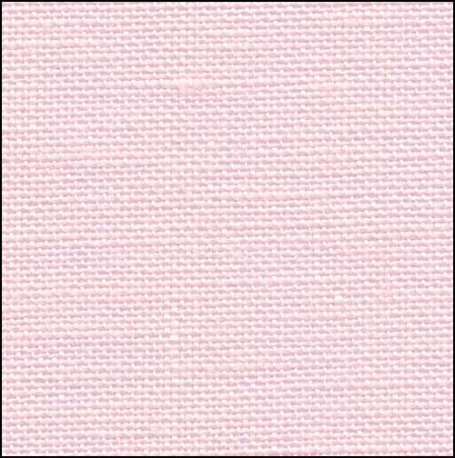 32 ct Belfast Linen Cross Stitch Fabric by Zweigart - Blush