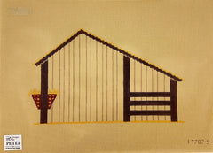 Painted Pony Designs Stable Backdrop - Small Needlepoint Canvas
