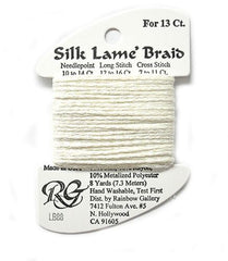 Rainbow Gallery Silk Lame Braid 13 - 088 Light Lemon