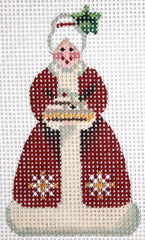 Rebecca Wood Designs Mrs. Santa Needlepoint Canvas