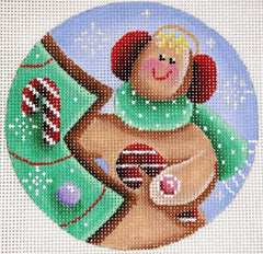Rebecca Wood Designs Candy Cane for Tree Needlepoint Canvas
