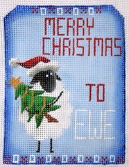 Rebecca Wood Designs Merry Christmas to Ewe Needlepoint Canvas