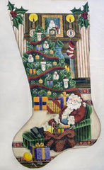 Rebecca Wood Designs The Last Stop Needlepoint Canvas - 13M