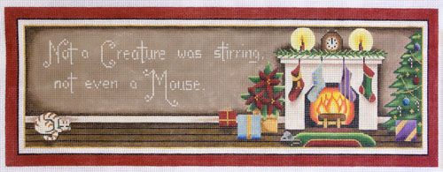 Rebecca Wood Designs Not A Creature Needlepoint Canvas