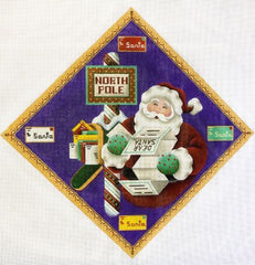 Rebecca Wood Designs Christmas Letters Needlepoint Canvas