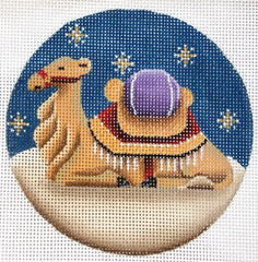 Rebecca Wood Designs Red Camel RW Needlepoint Canvas