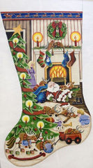 Rebecca Wood Designs Very Last Stop Needlepoint Canvas - 13M