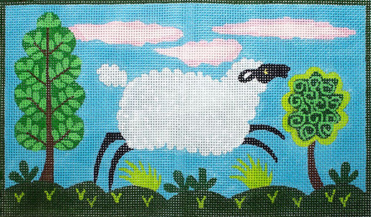 Painted Pony Designs Sheep's Meadow Needlepoint Canvas