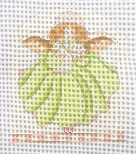Melissa Shirley Designs June Angel 1556F Needlepoint Canvas