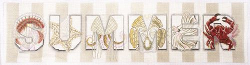 Melissa Shirley Designs Summer Needlepoint Canvas