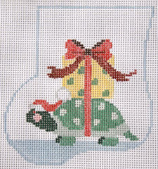 Kathy Schenkel Designs Turtle with Package Needlepoint Canvas