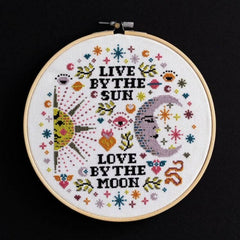 Innocent Bones Love By The Moon Cross Stitch Kit