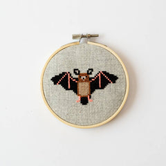 Cotton Clara Bat Cross Stitch Kit