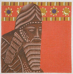 Leigh Designs Babylon Coaster Needlepoint Canvas
