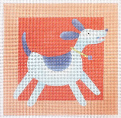 Melissa Shirley Designs Dog DM25A Needlepoint Canvas
