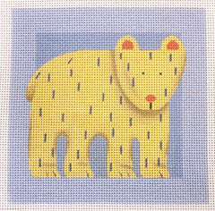 Melissa Shirley Designs Bear DM25J Needlepoint Canvas