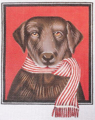 Melissa Shirley Designs Black Lab MLT188A Needlepoint Canvas