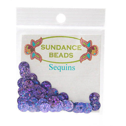Sundance Designs Sequins 6mm - 123A Purple Shimmer