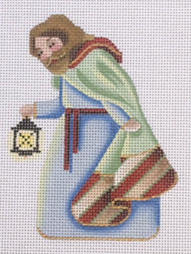 Rebecca Wood Designs Basket Joseph Needlepoint Canvas