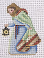 Rebecca Wood Designs Basket Joseph Needlepoint Canvas