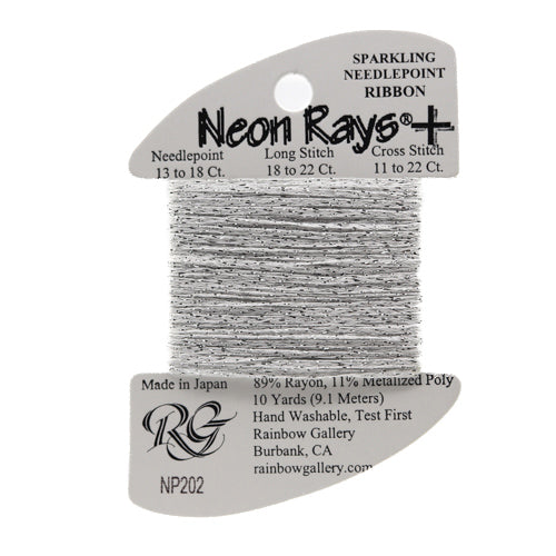 Rainbow Gallery Neon Rays Plus - 202 Silver Sparkle