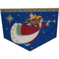 Rebecca Wood Designs Angel Christmas Cuff Needlepoint Canvas - 13M