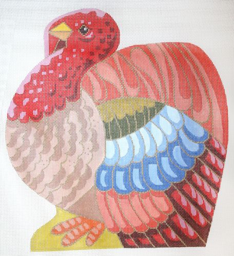Labors of Love Elegant Turkey Needlepoint Canvas