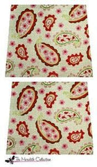 The Meredith Collection Preppie Paisley Two Sided Bag Needlepoint Canvas