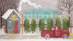 Painted Pony Designs Mary E Charles Snowman's Tree Stand Needlepoint Canvas