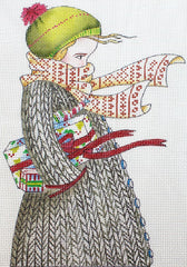 Painted Pony Designs Mary Engelbreit Chilly Christmas Needlepoint Canvas