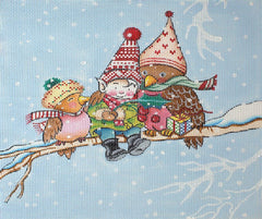 Painted Pony Designs Mary Engelbreit Christmas Branches Needlepoint Canvas