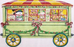 Painted Pony Designs Mary Engelbreit Train Passenger Needlepoint Canvas