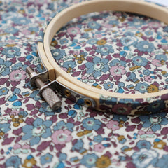 Stitchkits Crafts Natural Grey Wrapped Embroidery Hoop - 6"