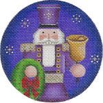 Rebecca Wood Designs Purple Nutcracker Needlepoint Canvas