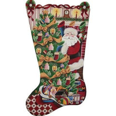 Rebecca Wood Designs Decorating the tree Needlepoint Canvas - 13M