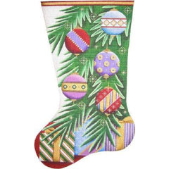 Rebecca Wood Designs Christmas Balls Needlepoint Canvas - 13M