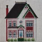 Rebecca Wood Designs Gray Cottage Needlepoint Canvas