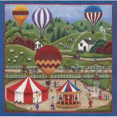 Rebecca Wood Designs County Fair 13M Needlepoint Canvas