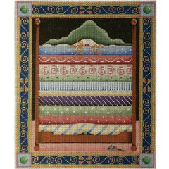 Rebecca Wood Designs Princess & The Pea Needlepoint Canvas