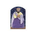 Rebecca Wood Designs Dome Yellow Wise Man Needlepoint Canvas