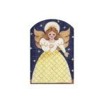 Rebecca Wood Designs Dome Yellow Angel Needlepoint Canvas
