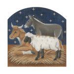 Rebecca Wood Designs Dome animals Needlepoint Canvas