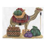Rebecca Wood Designs Right facing camel Needlepoint Canvas