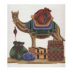 Rebecca Wood Designs Left facing camel Needlepoint Canvas