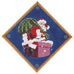 Rebecca Wood Designs Down the Chimney Needlepoint Canvas